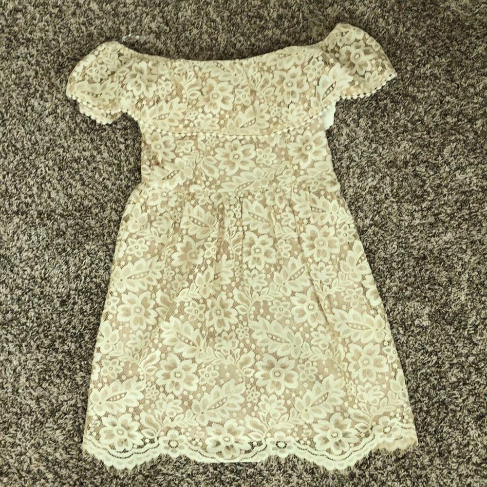 Altar’d State cream lace dress